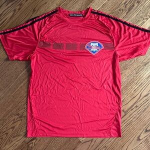 Phillies Red Athletic Tee- Size L